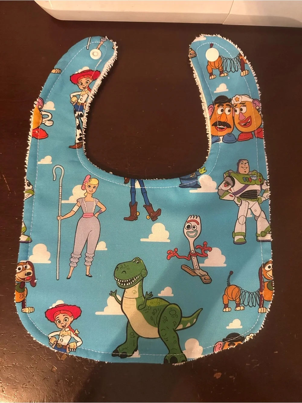 Handmade Toy Story bib